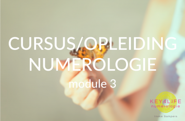 Cursus/opleiding  numerologie – module 3 – start 7 nov 2025